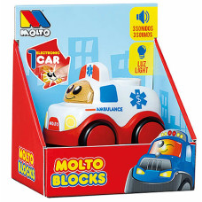 Molto Block Electronic Cars (Assorted 8 
