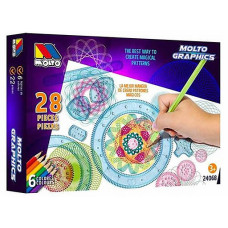 Moltó Magic Graphics 28-Piece Drawing Se