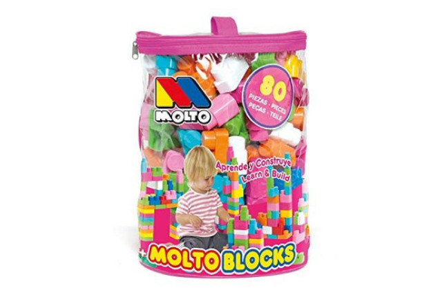 BOLSA ROSA BLOCKS 80 PCS x 6