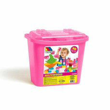 Cubeta 90 Pcs Rosa x 4