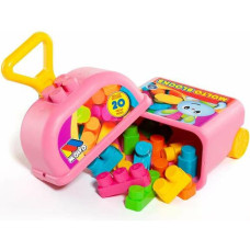 CART WITH 20 PINK BLOCKS x 6