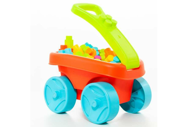 PINK BLOCK WAGON + 20 PIECES x 6