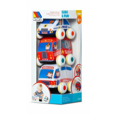 SET OF 3 FRICTION CARS x 6