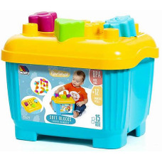 Bucket of Soft Blocks and Puzzles (15 Pcs)