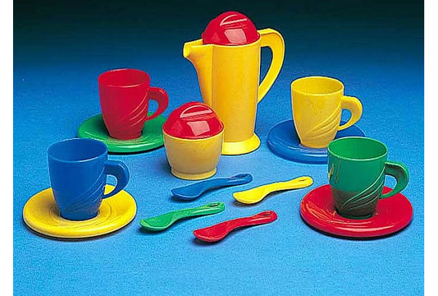 Red Coffee Set x 12