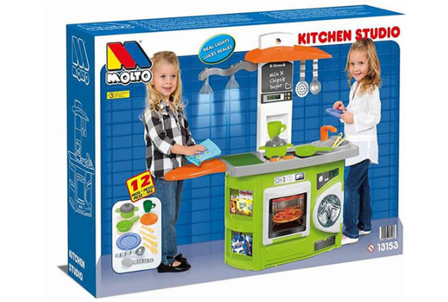 Kitchen with Green Lamp (Children's Toy)