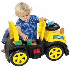 Ride-on Truck with 10 Blocks – Classic T