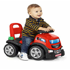 Ride-on Truck with 10 Blocks and Walker 