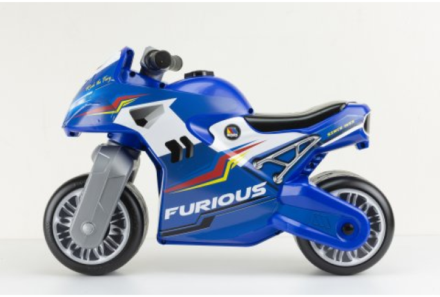 BLUE FURIOUS MOTORCYCLE x 3