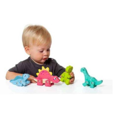 WOODEN DINOSAUR SET x 6