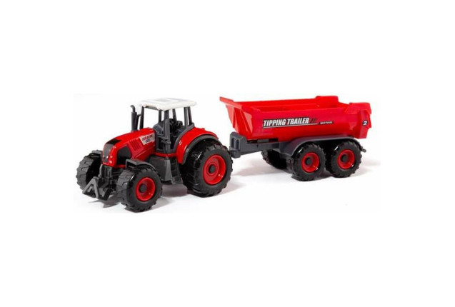 FARM SET TRACTOR + TRAILER x 12