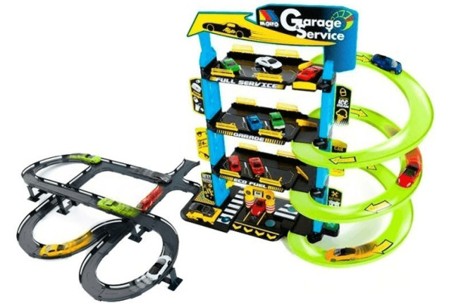 PARKING 4-P + TRACKS + 5 CARS x 4