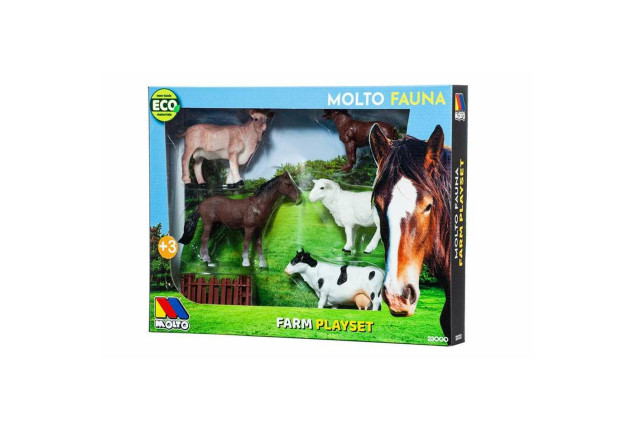 FARM ANIMAL SET x 12