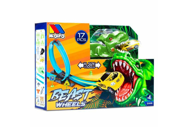 BEAST WHEELS DINO TRACKS x 6