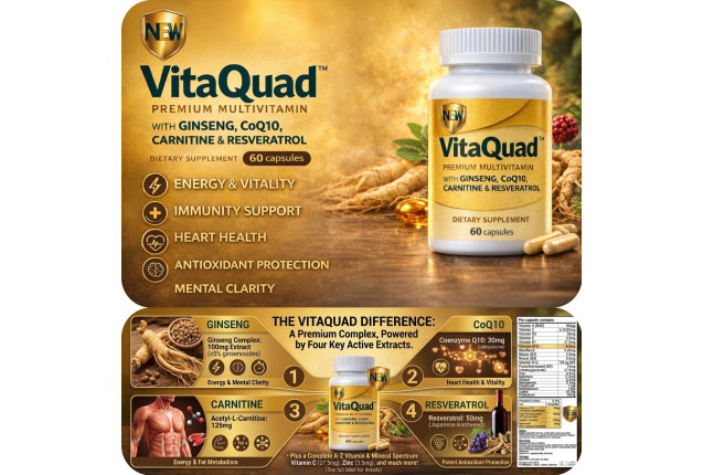 NWE VitaQuad - Premium Multivitamin 60's