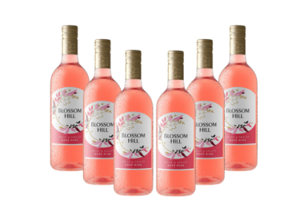 Blossom Hill Sparkling Rose wine - 750ml x 6