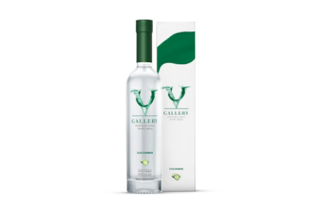 V Gallery Vodka - Cucumber - 500mls x 6