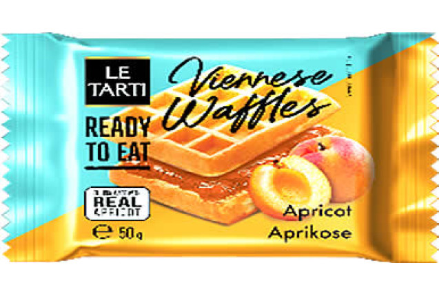 Viennese Waffles with Apricot Flavor Filling (Butter Bakery Product) x 44