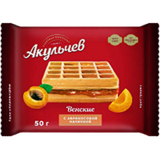 Viennese Waffles with Apricot Flavor Filling x 44
