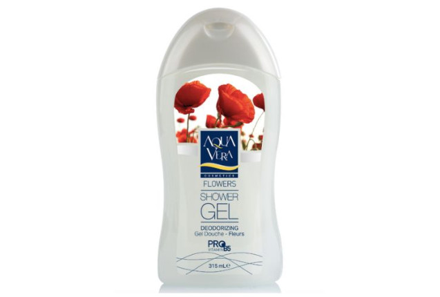 AquaVera Shower Gel (Flowers) - 315 ml x 12