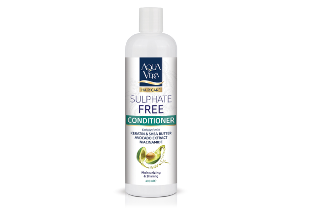 AquaVera Sulphate Free Conditoner (Keratin & Shea Butter Avacado Oil Niacinamide) - 400 ml x 12