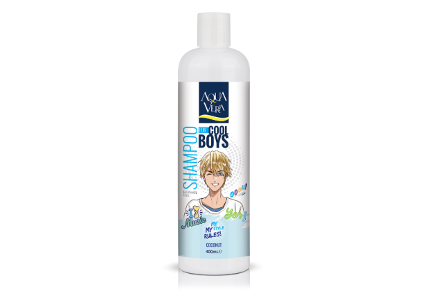 Aquavera Sulphate Free Shampoo for Cool Boys (Coconut) - 400 ml x 12