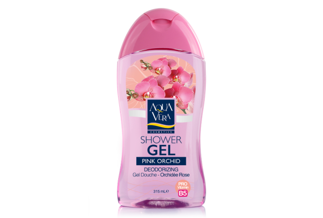 AquaVera Shower Gel (Pink Orchid) - 315 ml x 12