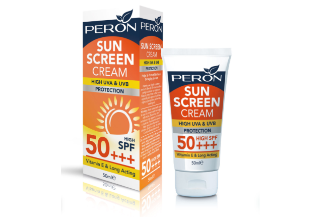 Peron Sun Screen Cream  (SPF 50+++) - 50 ml x 24