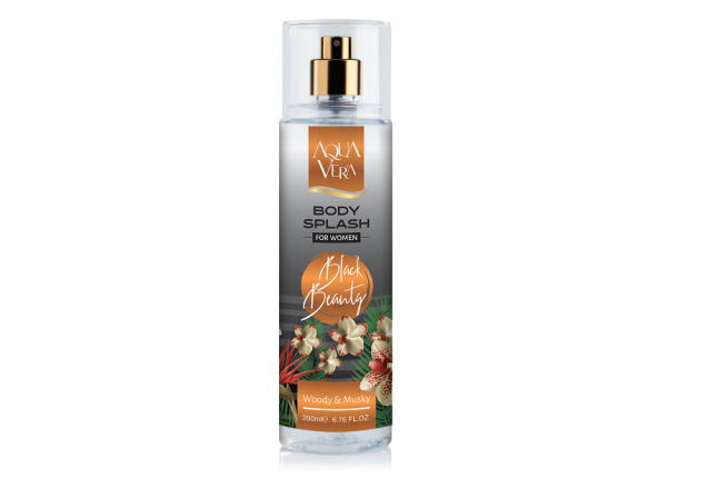 AquaVera Body Splash - Exclusive (Black Beauty) - 200 ml x 12
