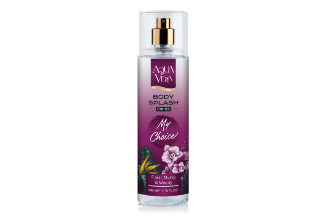 AquaVera Body Splash - Exclusive (My Choice) - 200 ml x 12
