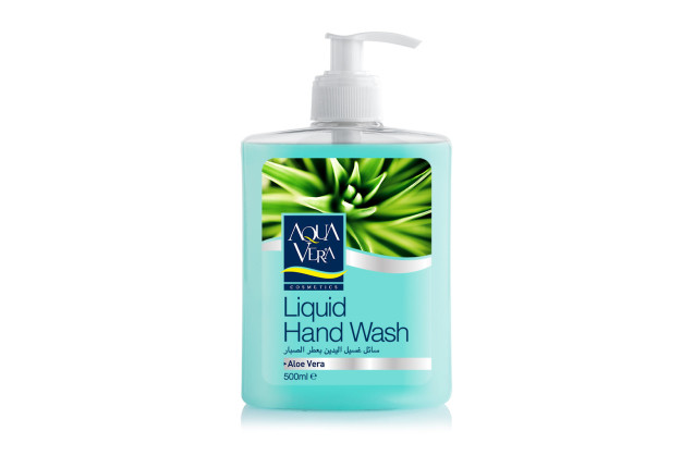 AquaVera Liquid Hand Wash (Aloevera) - 500 ml x 12