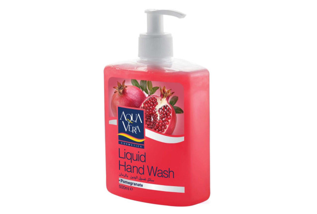 AquaVera Liquid Hand Wash (Pomegranate) - 500 ml x 12