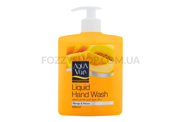 AquaVera Liquid Hand Wash (Mango/Melon) - 500 ml x 12