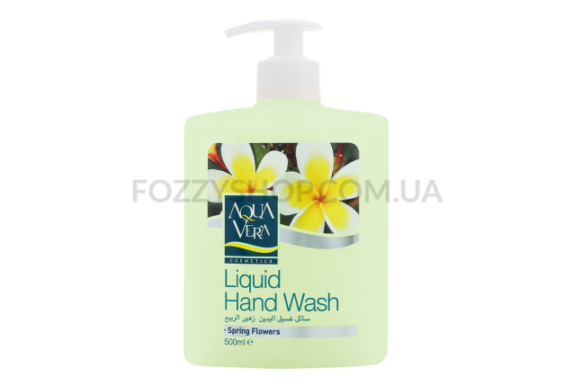 AquaVera Liquid Hand Wash (Spring Flowers) - 500 ml x 12