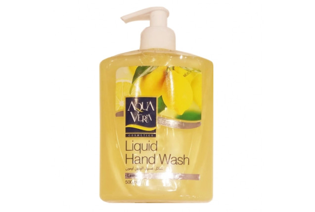 AquaVera Liquid Hand Wash (Lemon ) - 500 ml x 12
