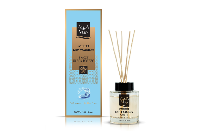Aquavera Reed Diffuser (Sweet Ocean Breeze) - 120 ml x 12