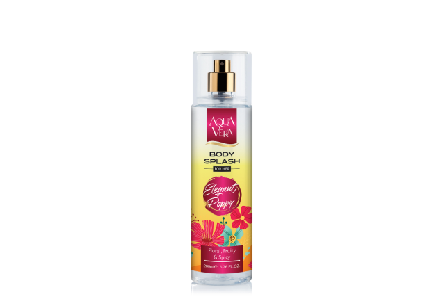 AquaVera Body Splash - Exclusive (Elegant Poppy) - 200 ml x 12