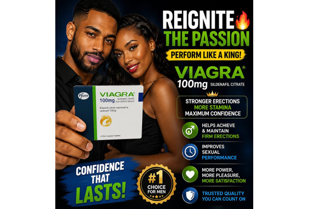 Pfizer Viagra Sildenafil Citrate 100mg X 4 Tablets