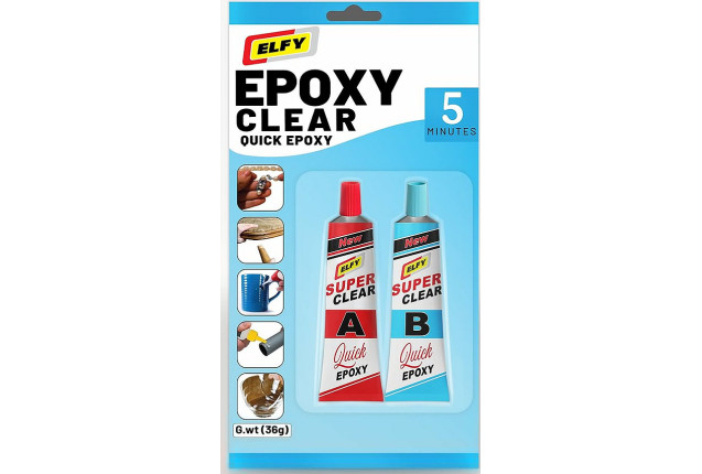 ELFY Epoxy Super Clear 4-Minute Adhesive (36g) x 192
