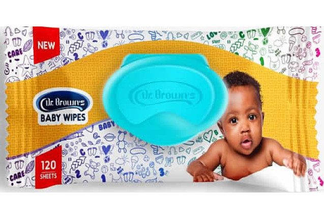 Dr. Brown's Baby Wipes (x120) x 24