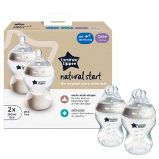 TT 260ML BABY BOTTLE 2PK 0M+ x 2
