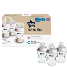 TT 260ML BABY BOTTLE 3PK 0M+ x 3