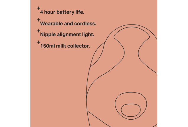 DOUBLE WEARABLE BREAST PUMP