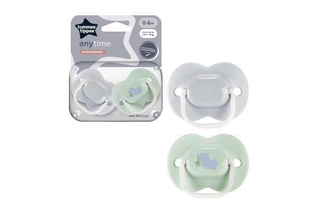 Anytime soother 0-6 months x 2