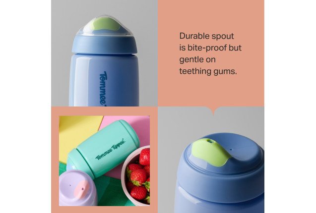 TODDLER INSULATED SIPPER BOTTLE 12M+ 390ML 1PK