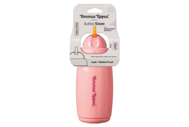 TODDLER INSULATED STRAW BOTTLE 12M+ 266ML GIRL