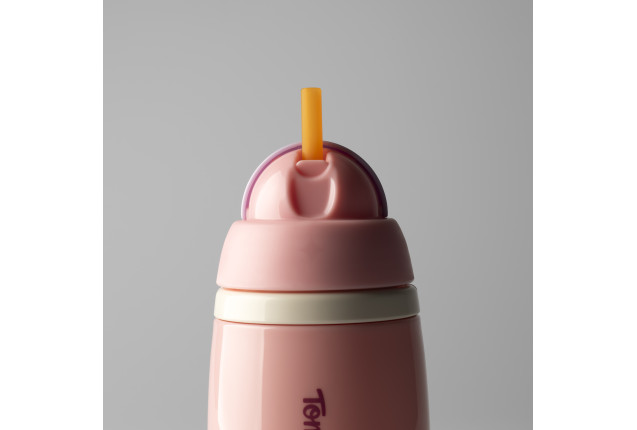 TODDLER INSULATED STRAW BOTTLE 12M+ 266ML GIRL