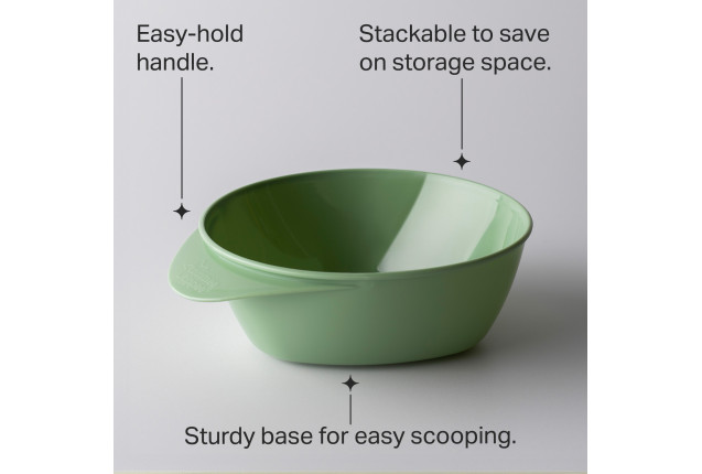 WEANING BABY EASY SCOOP WEANING BOWLS 4PK 6M+ x 4
