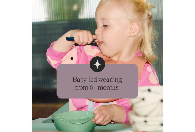 WEANING BABY EASY SCOOP WEANING BOWLS WITH LIDS x 2