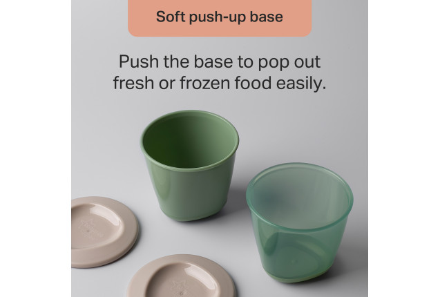 WEANING BABY POP UP WEANING POTS 2PK x 2